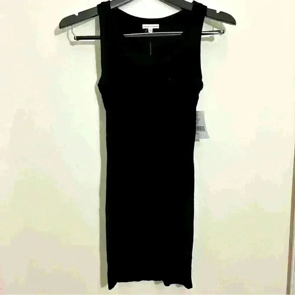 NWT Articles Of Society Luke Tank Dress Black Ribbed Sleeveless Mini Size XS - Picture 1 of 7